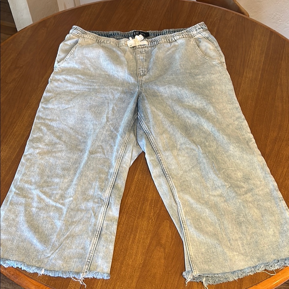 GAP Denim High-Rise Wide-Leg Jeans